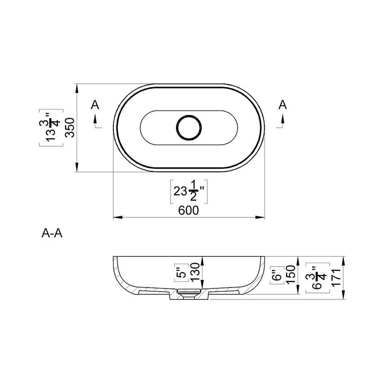 Lavabo à poser Lenon