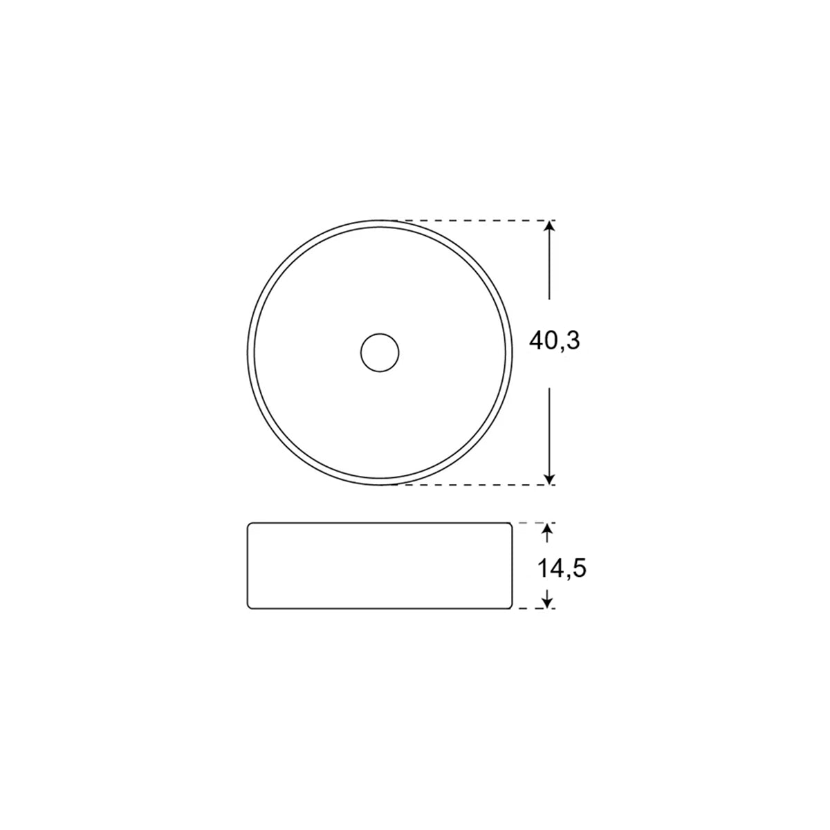 Lavabo sobre encimera Reptilia - Thebath