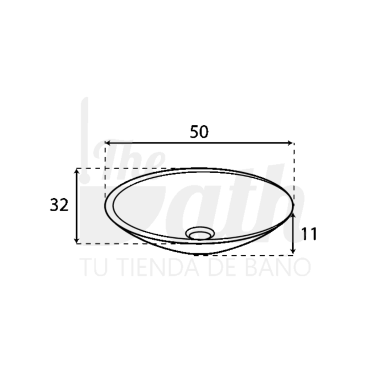 Lavabo sobre encimera Solid Surface Eros