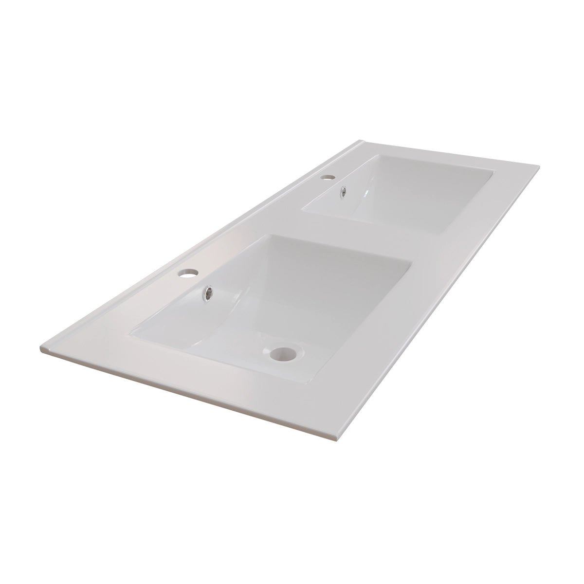 Lavabo doble seno sobre mueble Qoor - Thebath
