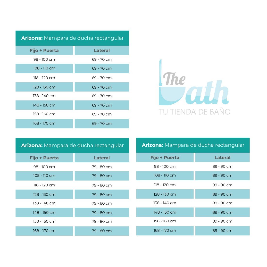 Mampara estilo industrial rectangular Arizona