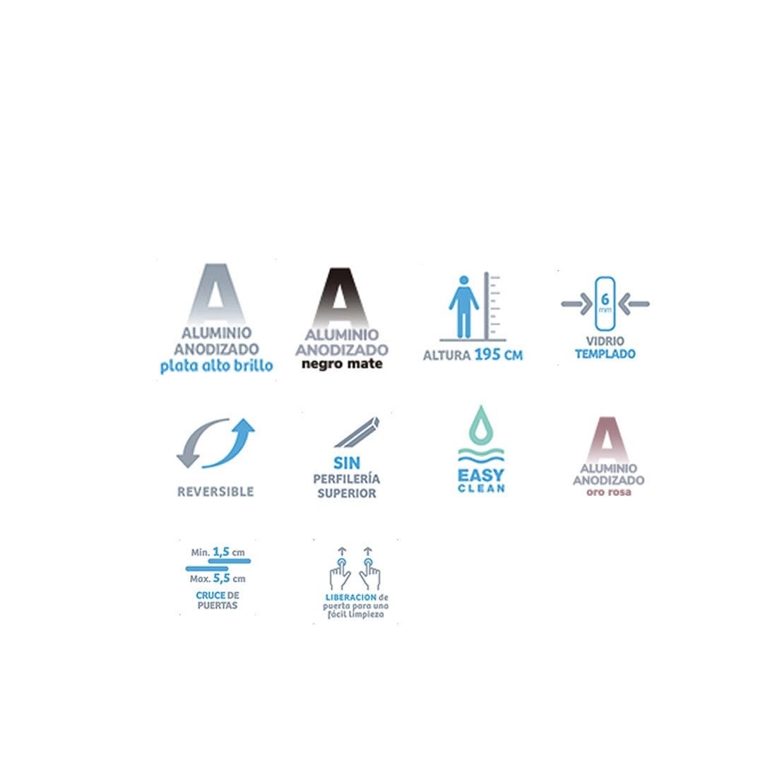 Mampara Kassandra modelo Masela