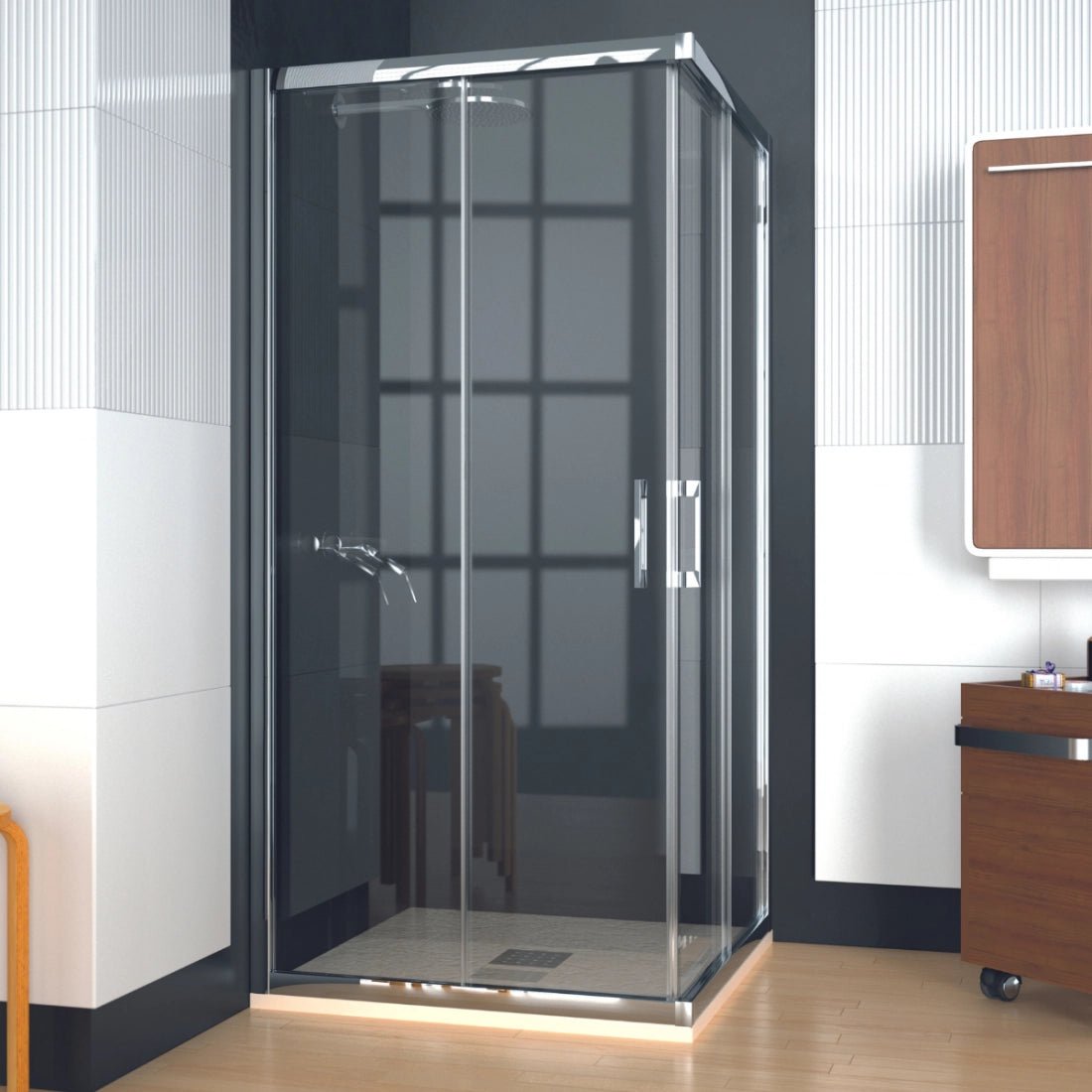 Mampara para ducha Rectangular Cancún