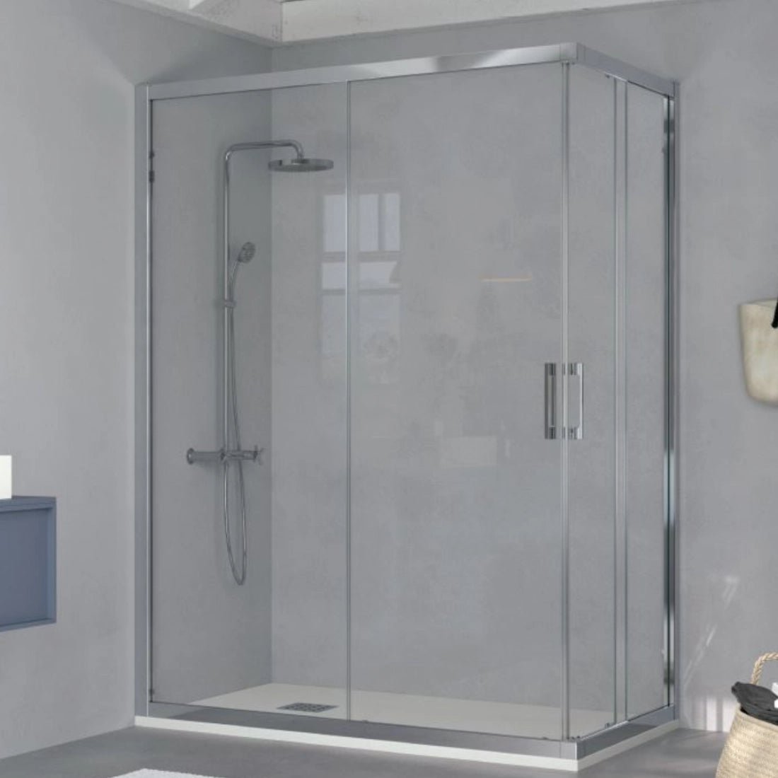 Mampara para ducha Rectangular Cancún