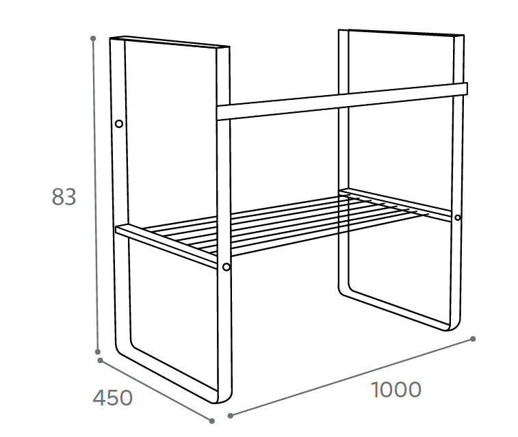 Mueble acero inoxidable Sevilla - The Bath