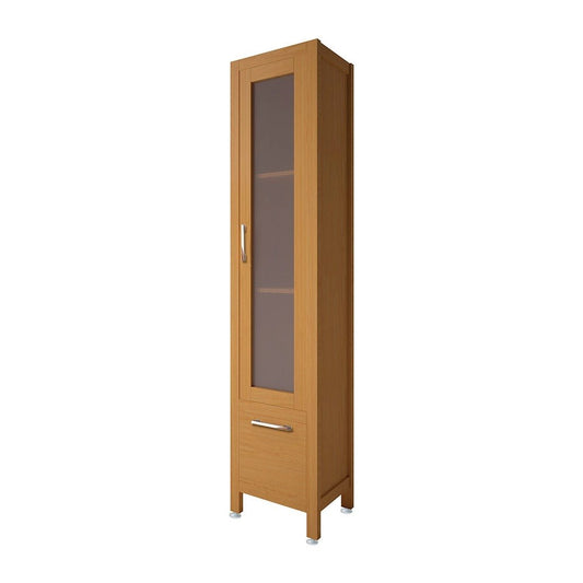 Mueble auxiliar antiguo Aran con vitrina