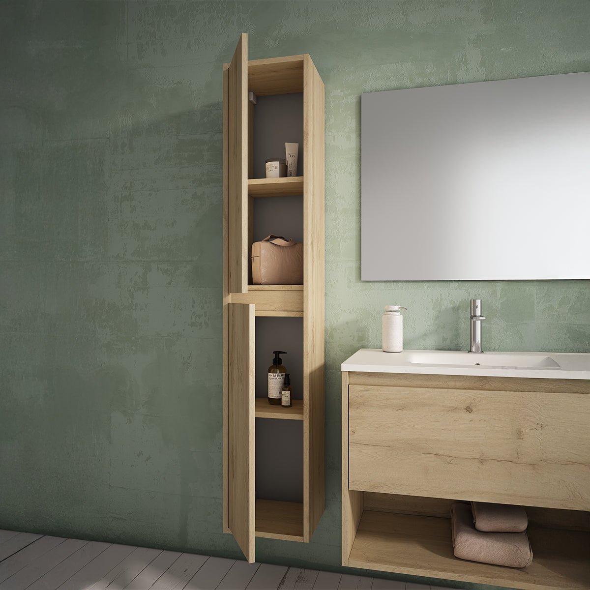 Mueble auxiliar de baño suspendido Yera - Thebath