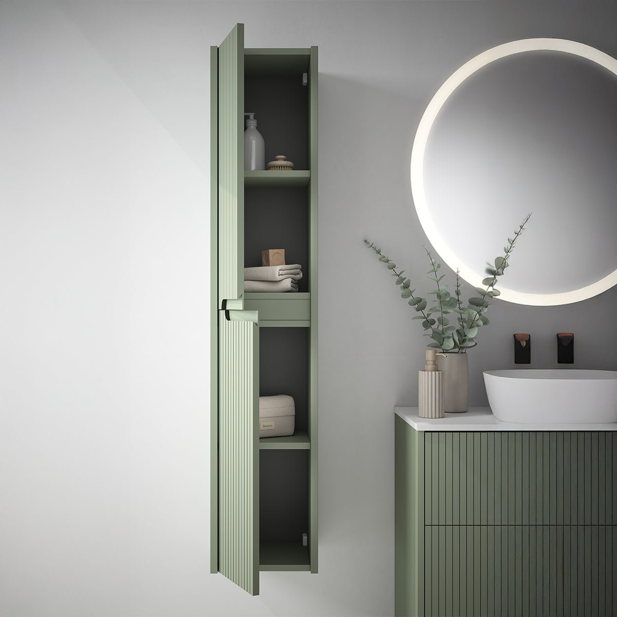 Mueble auxiliar suspendido baño Ezio - Thebath