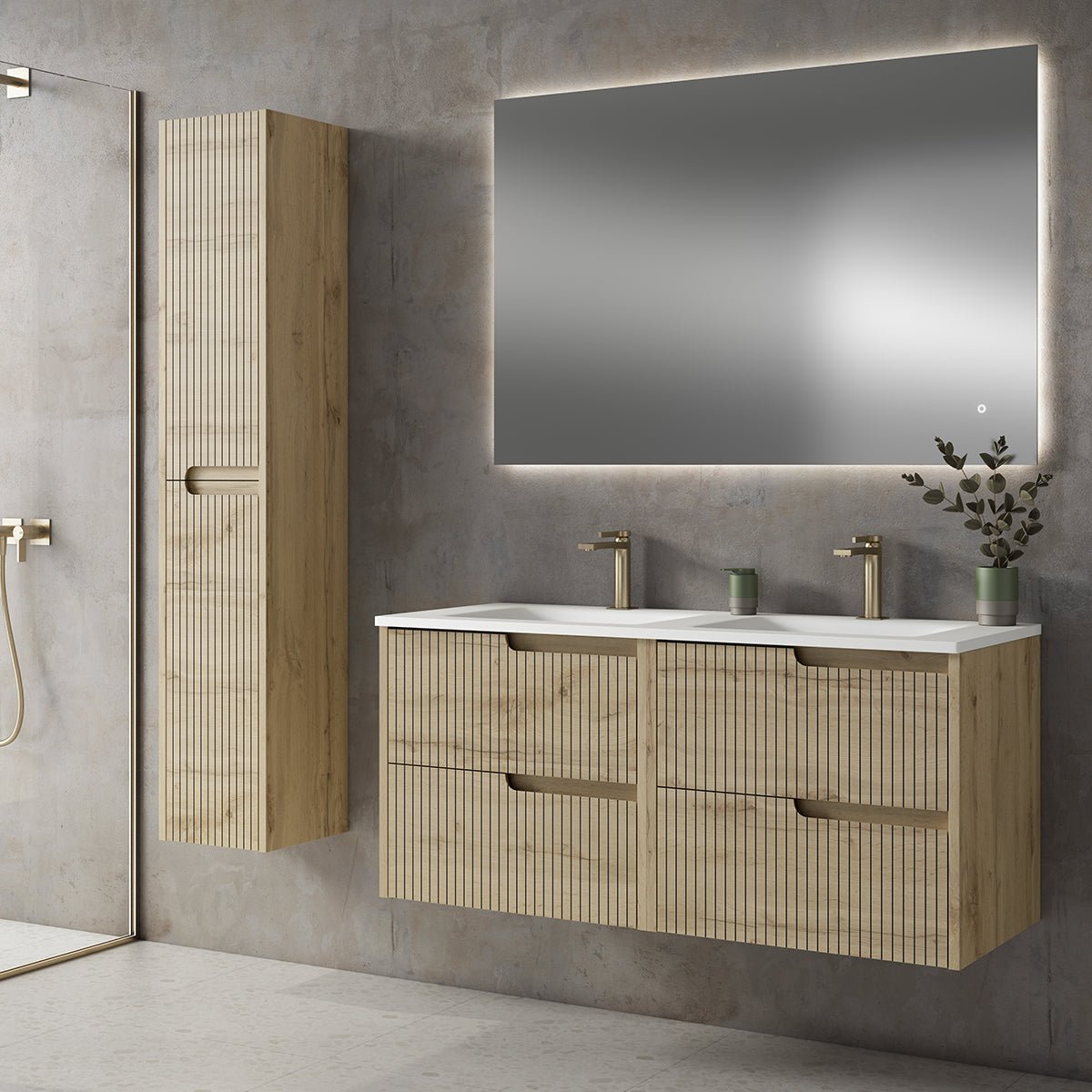 Mueble auxiliar suspendido baño Ezio - Thebath
