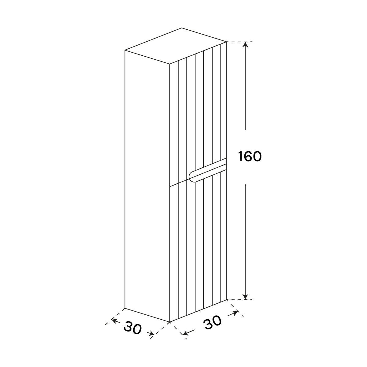 Mueble auxiliar suspendido baño Ezio - Thebath