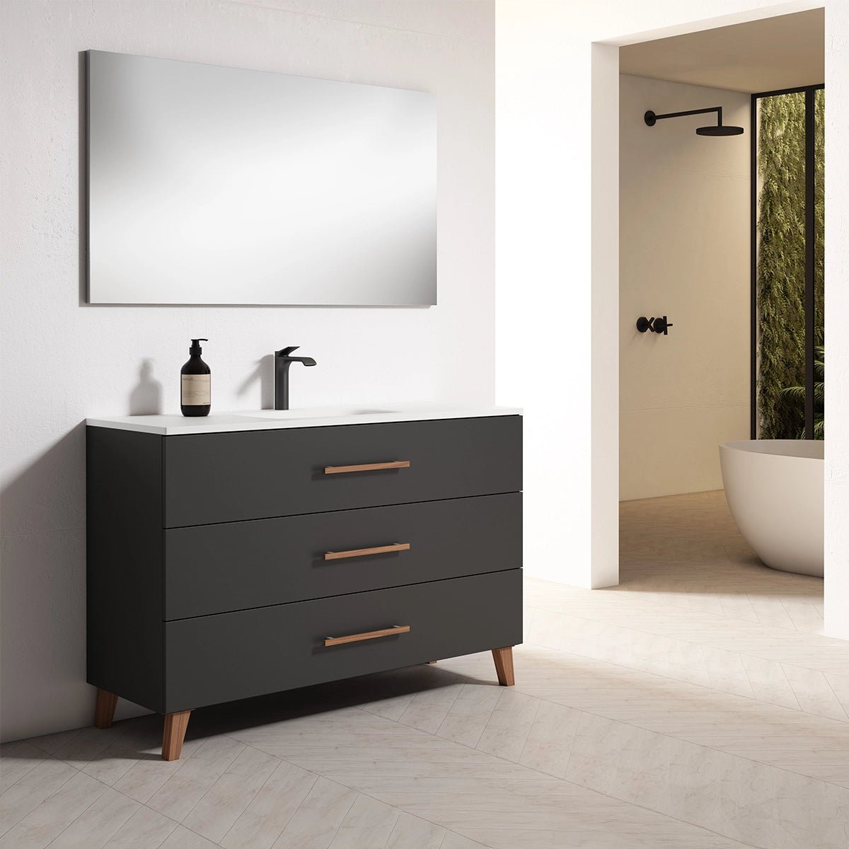 Mueble baño 3 cajones Fusta - Thebath
