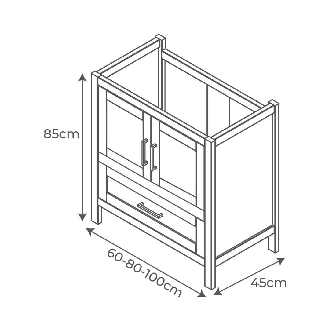 Mueble baño antiguo Aran Classic