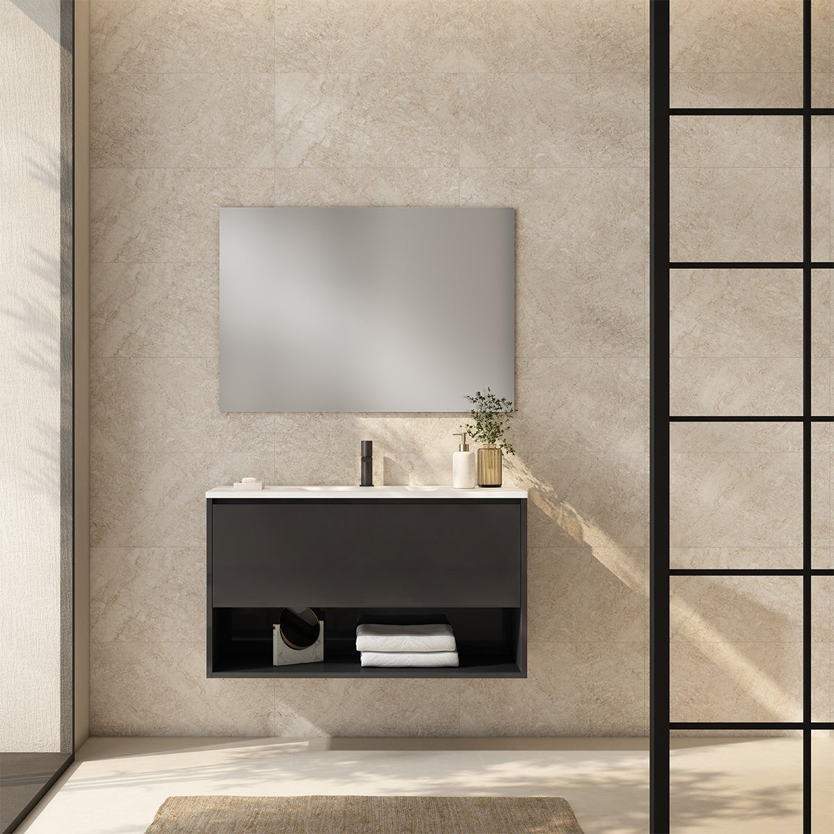 Mueble baño con lavabo incluido Yera - Thebath