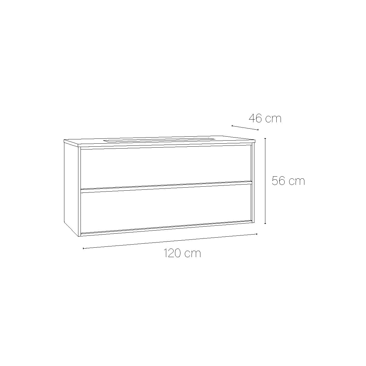 Mueble baño lavabo Frame top - The Bath