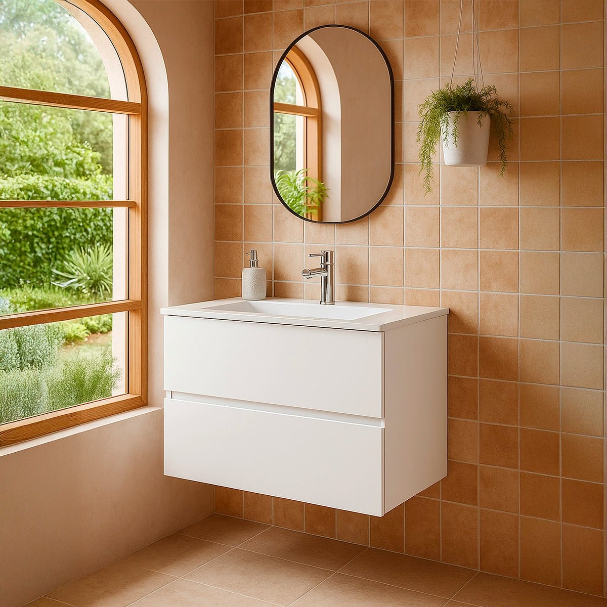 Mueble baño suspendido Triana con lavabo - Thebath