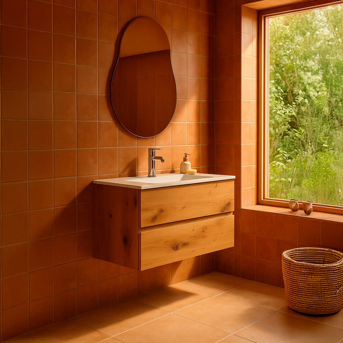 Mueble baño suspendido Triana con lavabo - Thebath