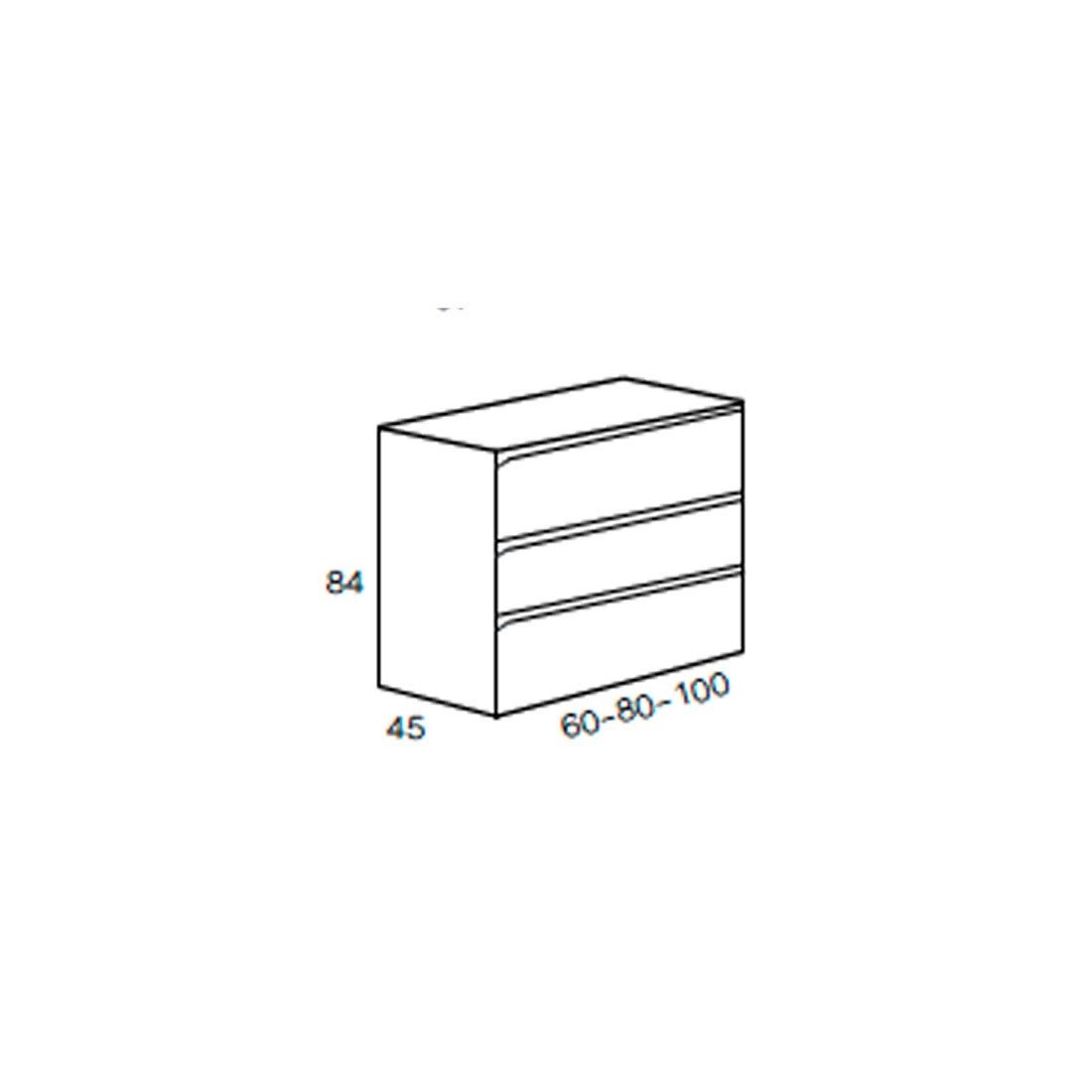 Mueble de baño con patas Mikonos