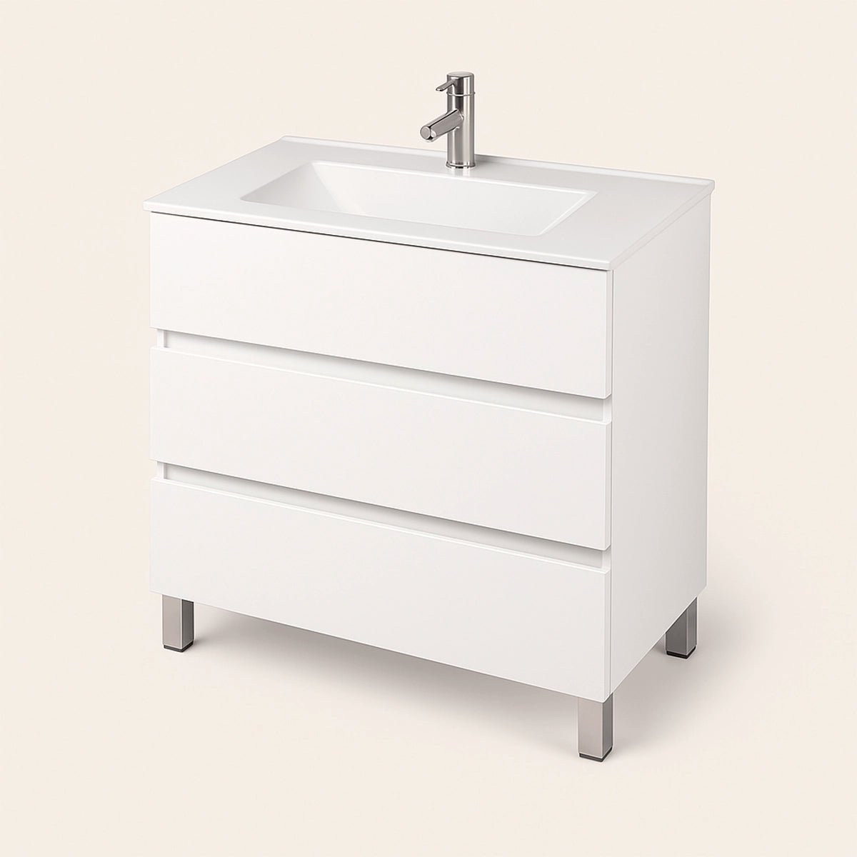 Mueble de baño con patas Triana y lavabo - Thebath