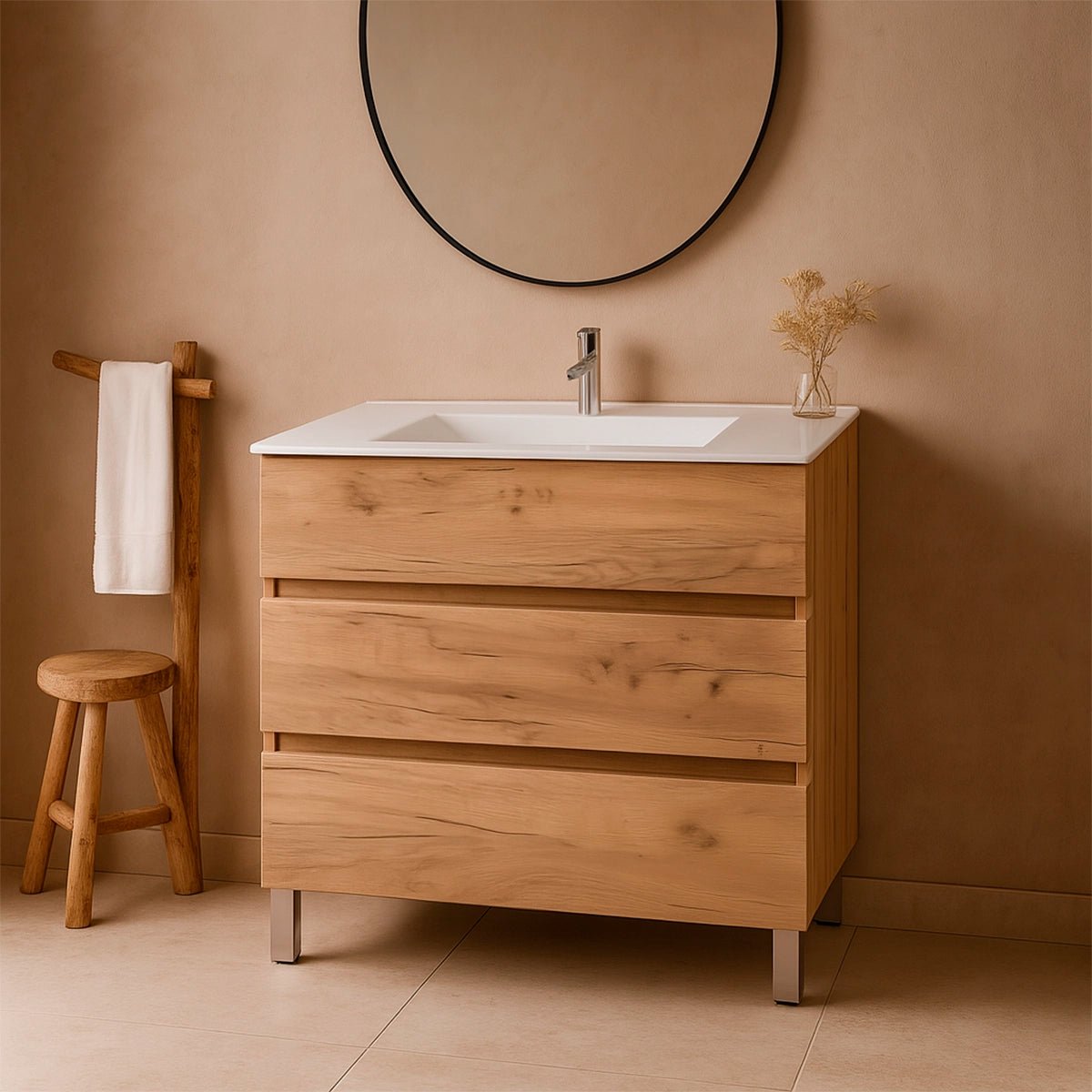 Mueble de baño con patas Triana y lavabo - Thebath
