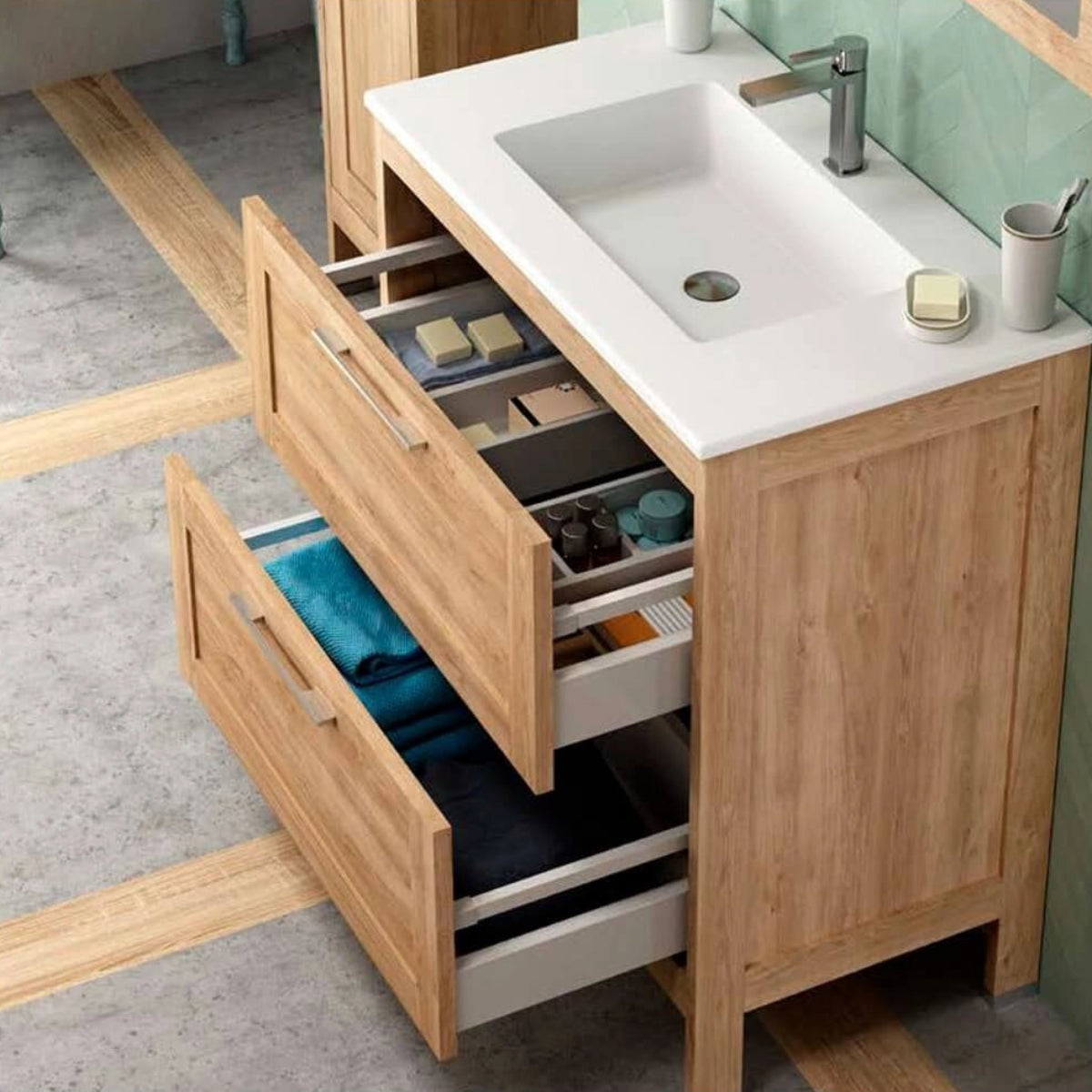 Mueble de baño vintage Toscana