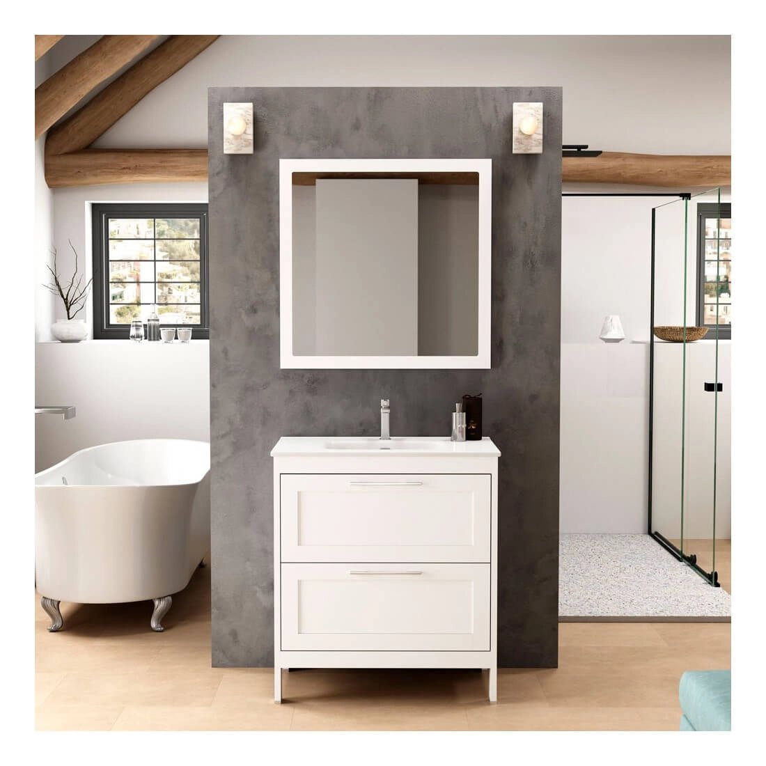Mueble de baño vintage Toscana