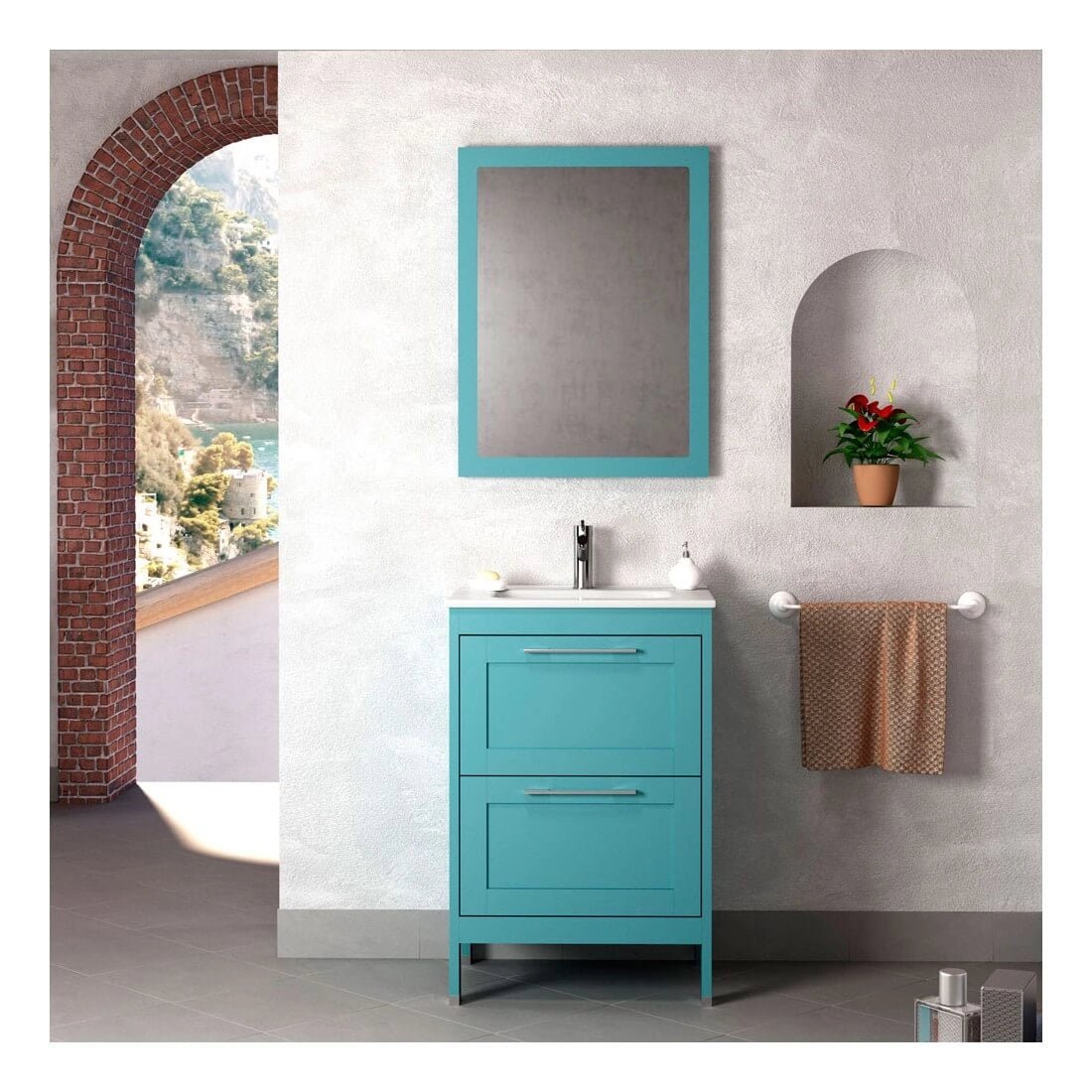 Mueble de baño vintage Toscana