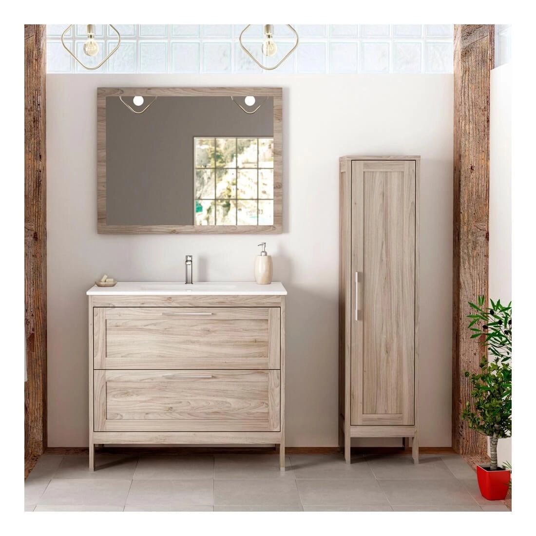 Mueble de baño vintage Toscana