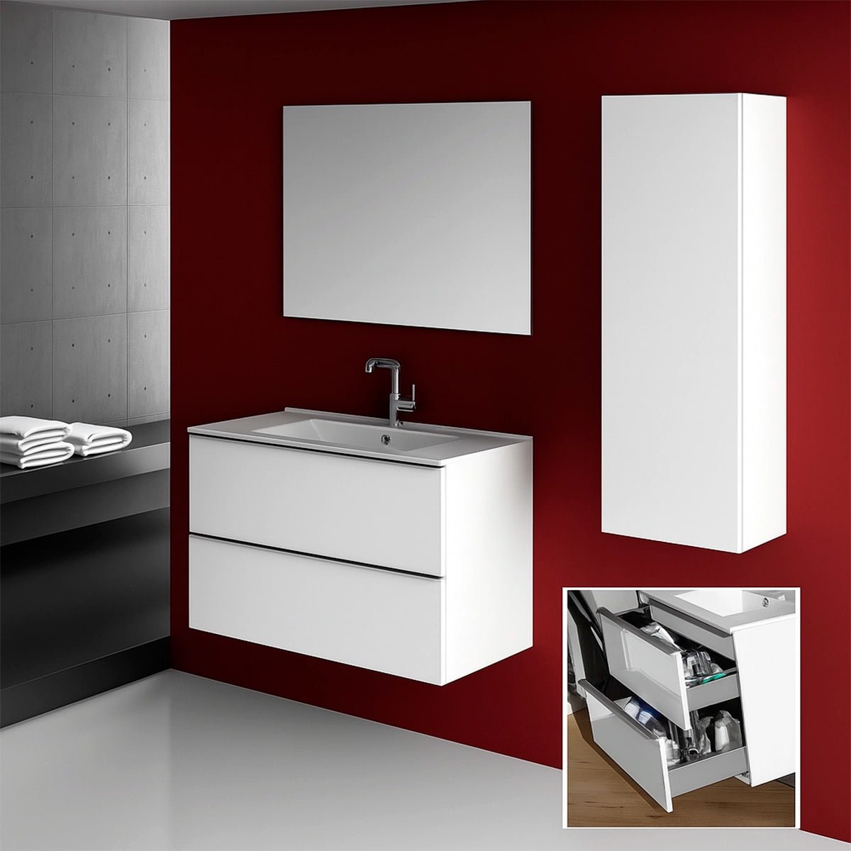 Mueble para baño con cajones Oasis - Thebath