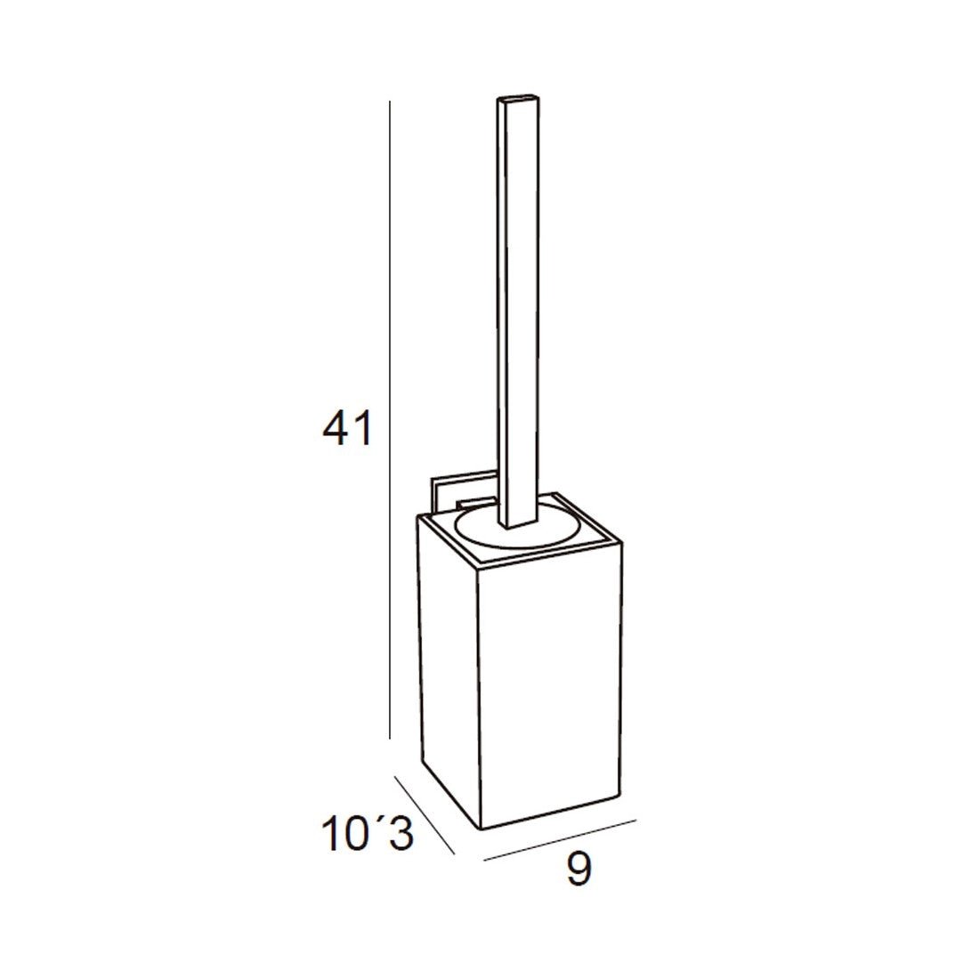 Pack de accesorios de baño suspendido Natura