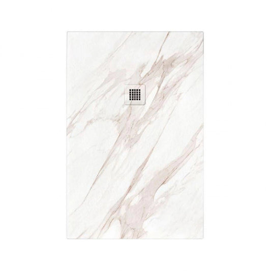 Plato de ducha extraplano resina marmolado