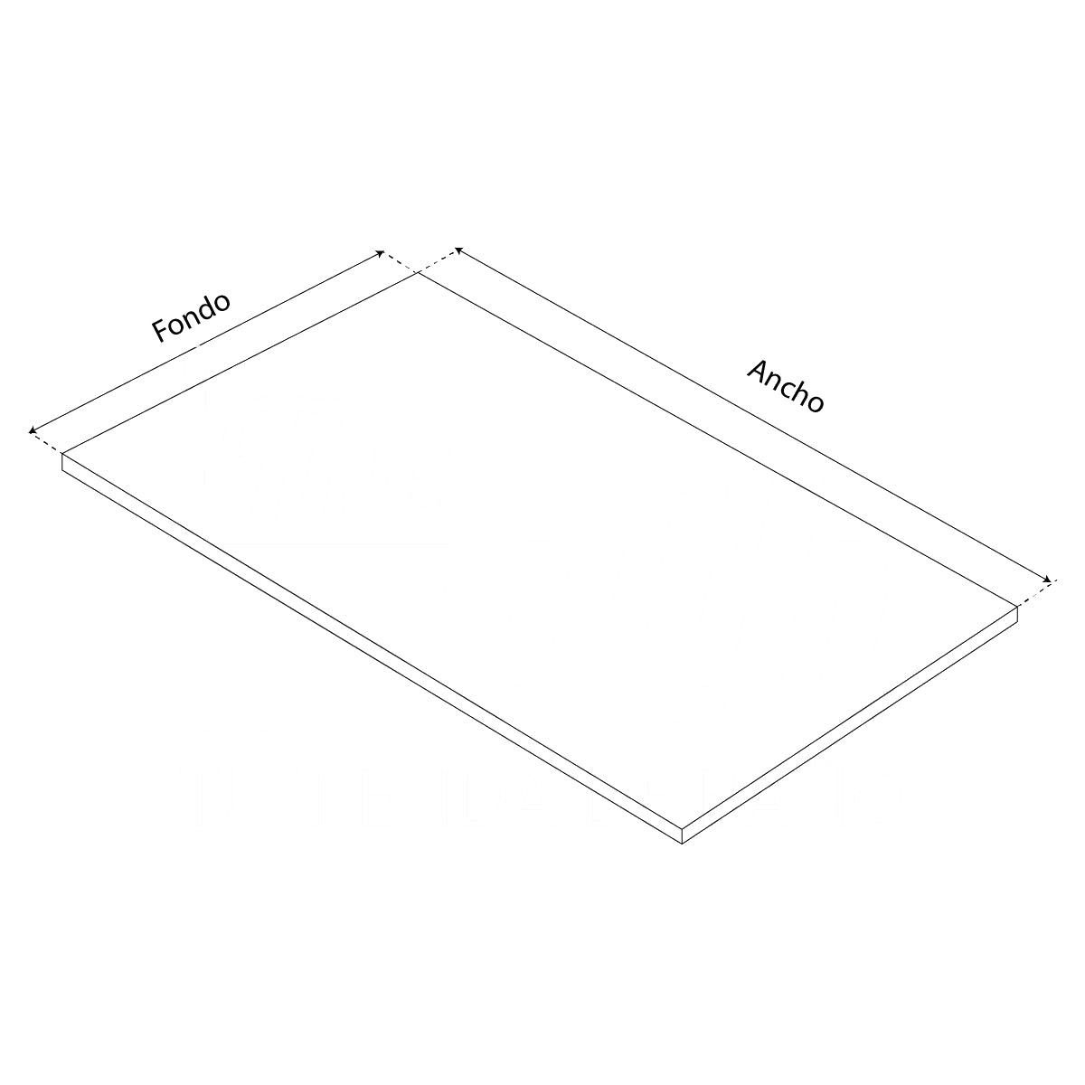 Plato ducha resina pizarra blanco ¡Envío rápido! - Thebath