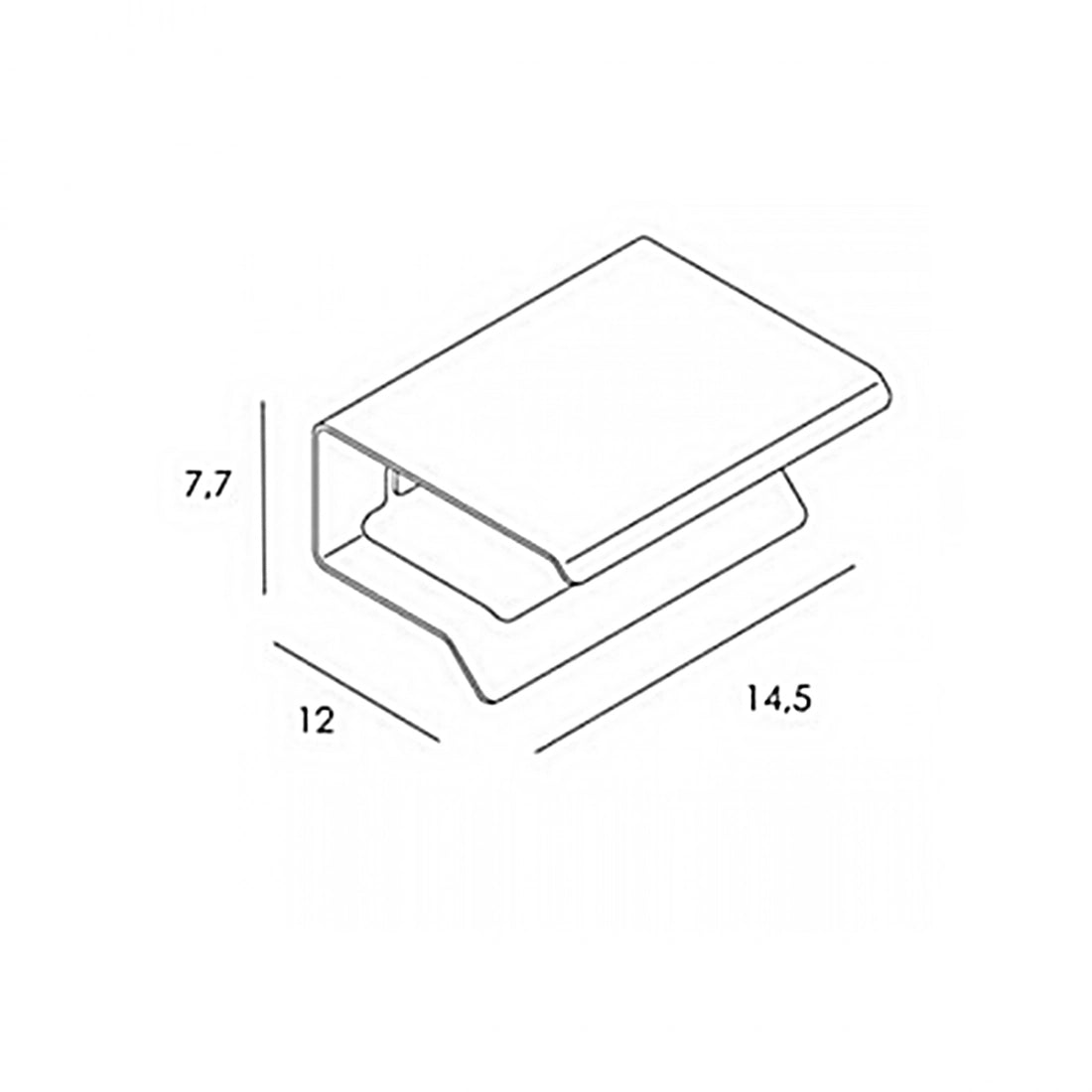 Portarrollos con tapa colección Slim