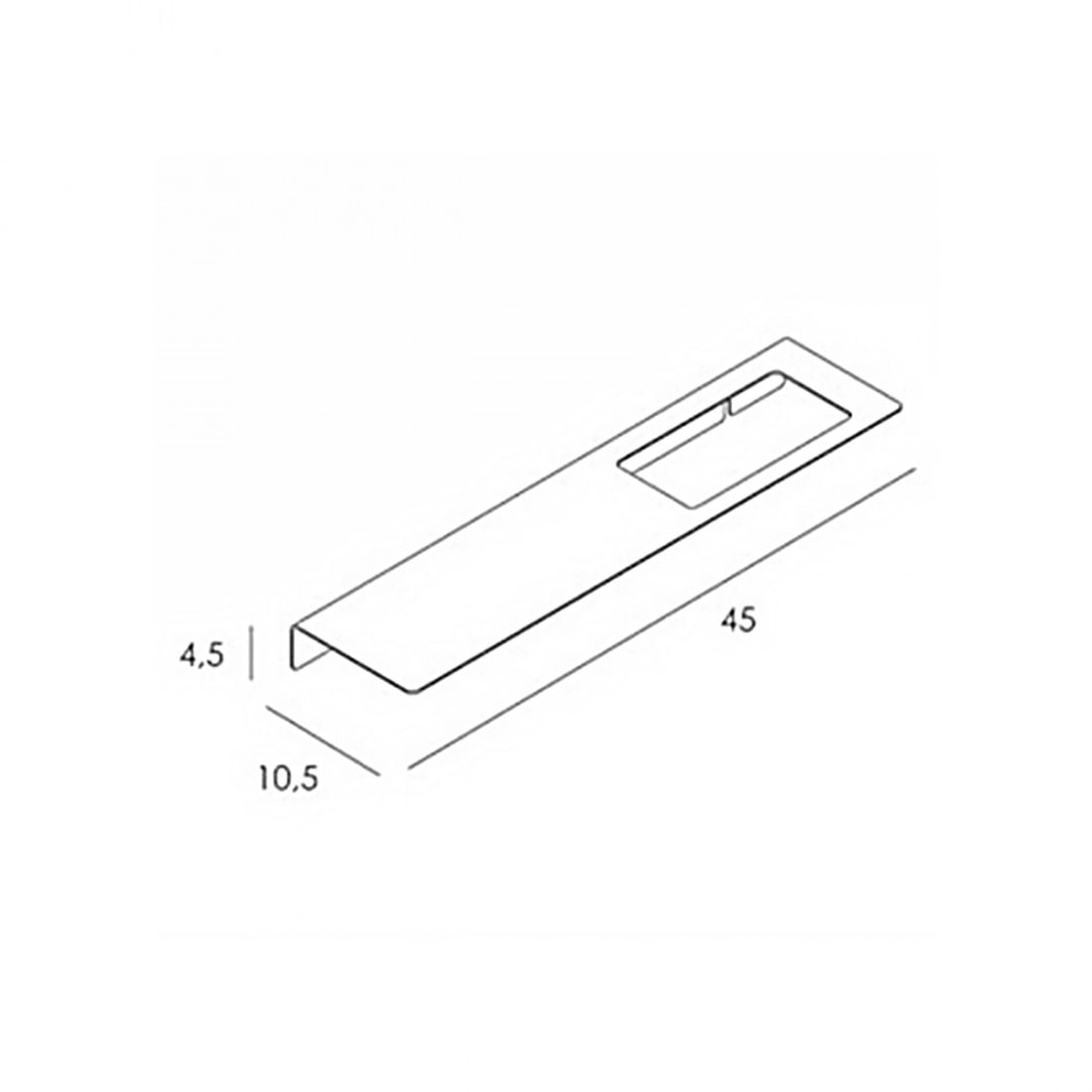 Repisa baño Slim 2300