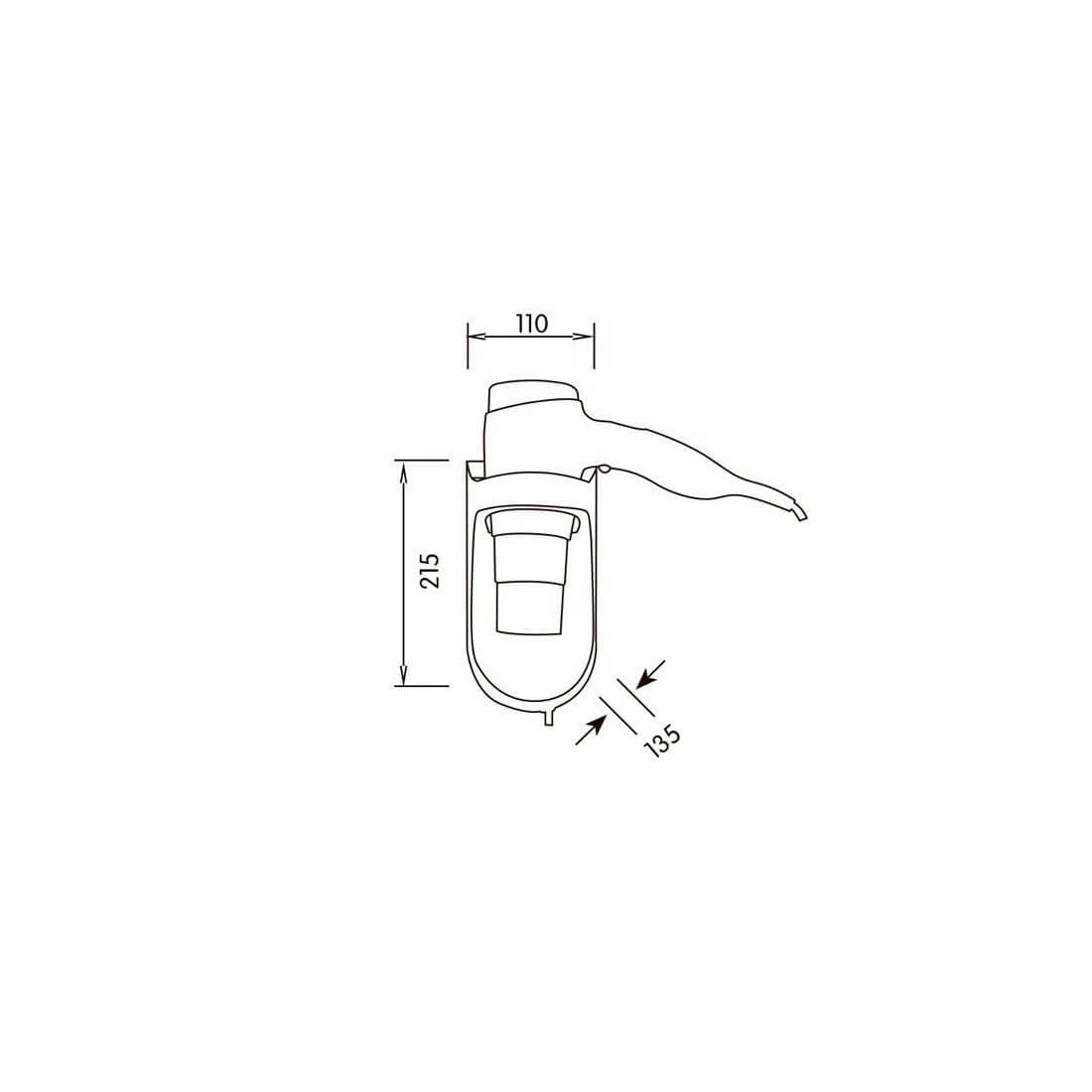 Secador de pelo 1600w