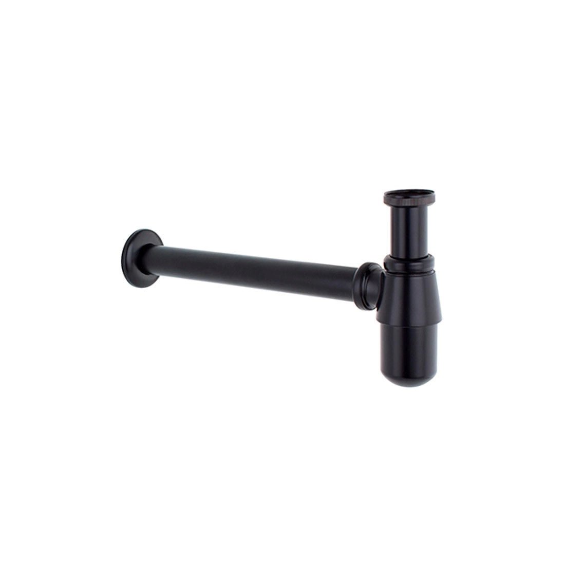 Sifón botella lavabo negro