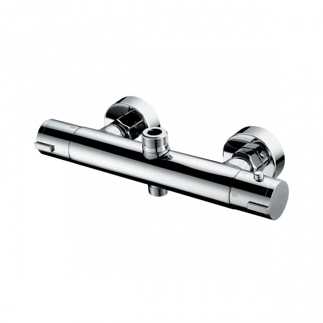 Termostático para sistema de ducha con doble toma Escade Cromo