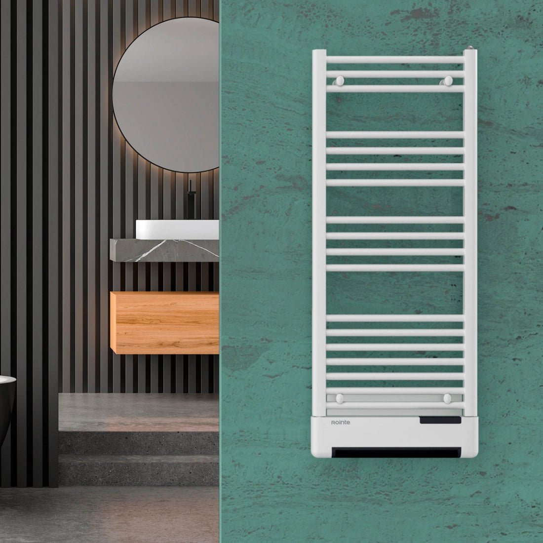 Toallero electrico con calefactor Milano