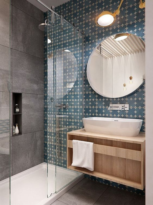 Espejos redondos para el baño, nueva tendencia en decoración de baños - Thebath