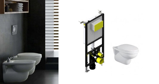 Juego de sanitario Niza, ideal para baños para restaurantes - Thebath