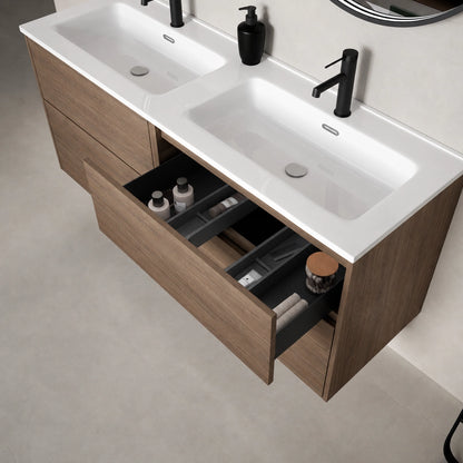 Meuble avec lave-mains de salle de bain Albor