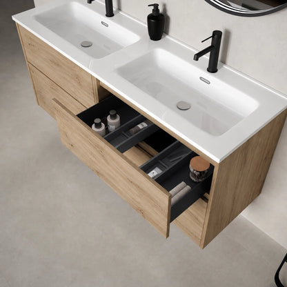 Meuble avec lave-mains de salle de bain Albor