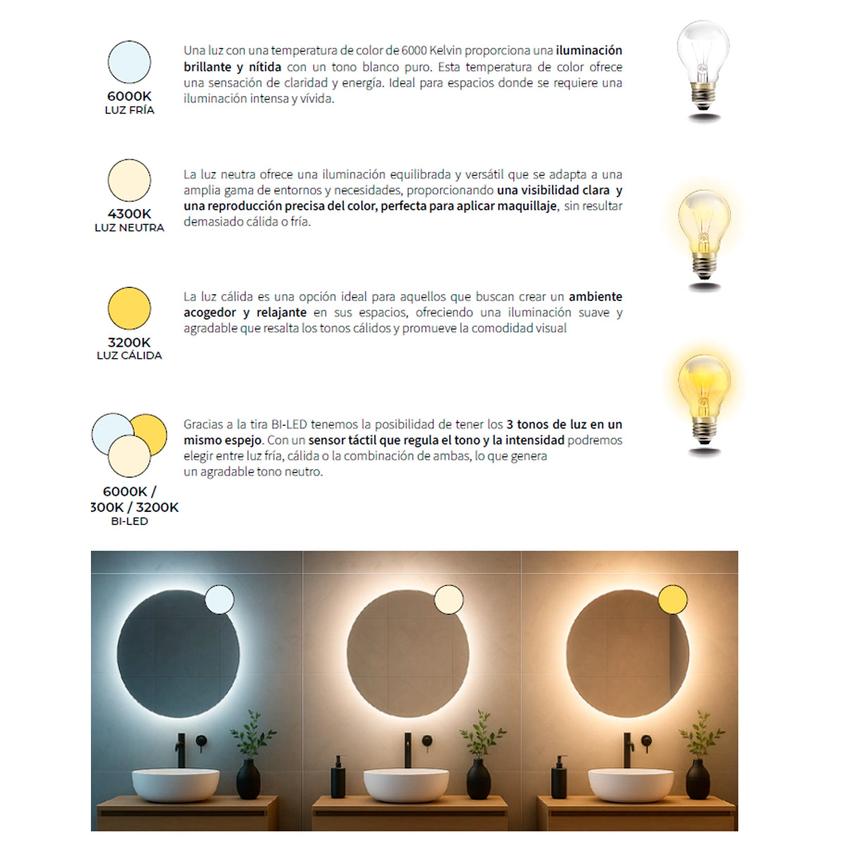 Miroir avec cadre métallique Nyros