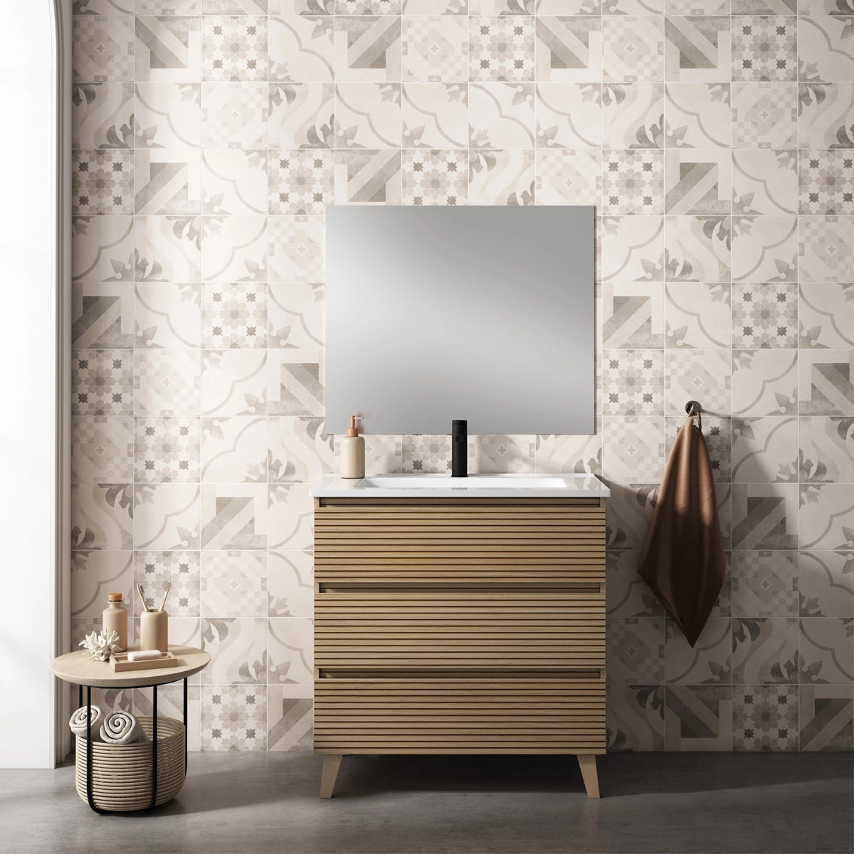 Meuble avec lavabo pour salle de bain Aruba