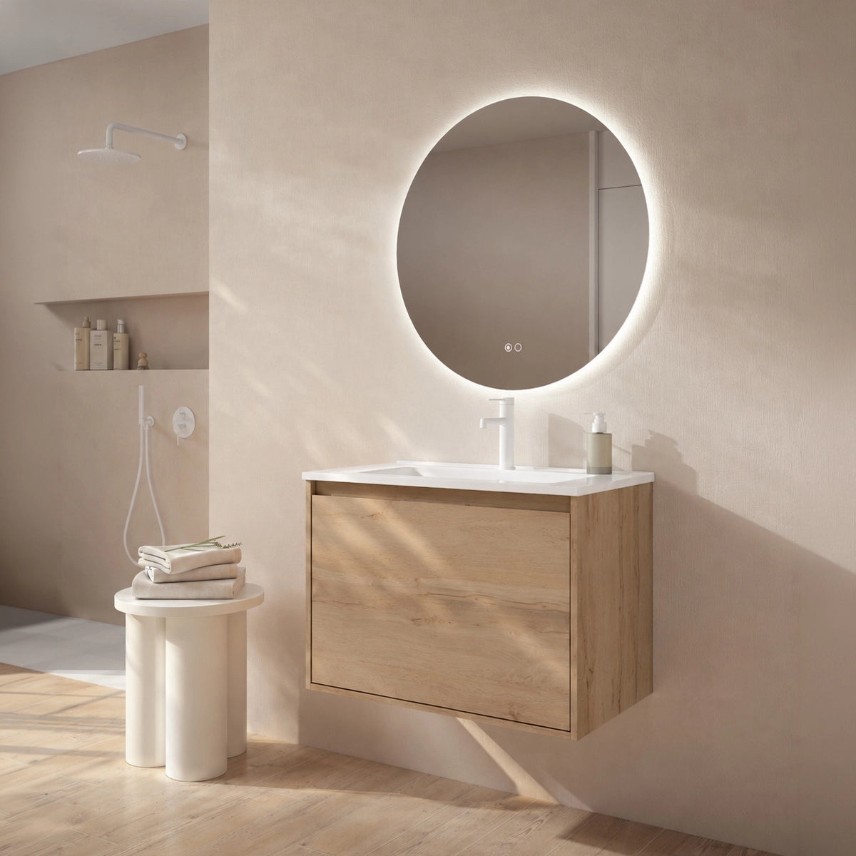 Meuble de salle de bain avec lavabo à poser Atelier