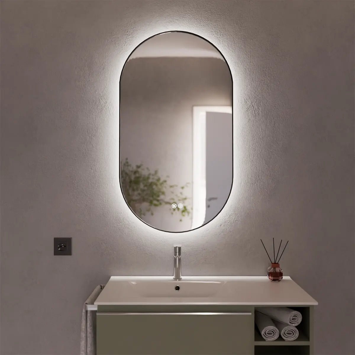 Espejo con marco Loris - Thebath