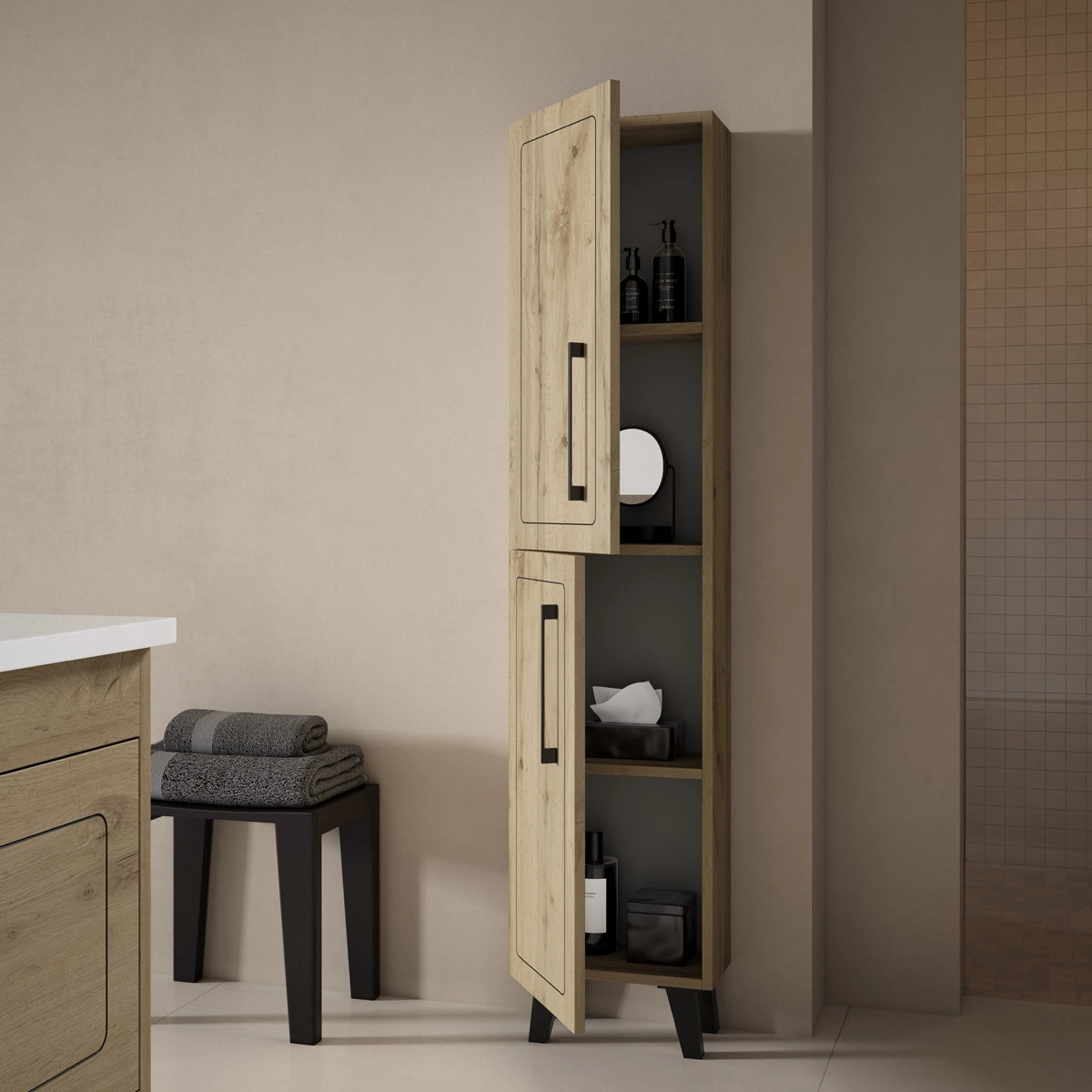 Meuble d'appoint pour salle de bain Vintage top