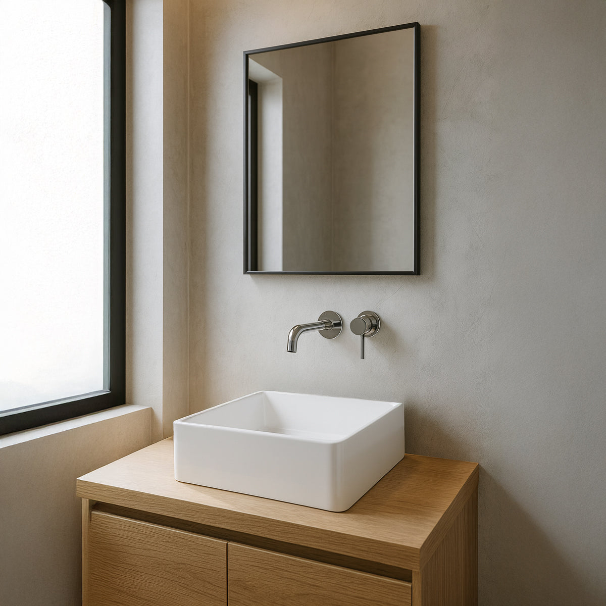 Lavabo de salle de bain à poser Leo