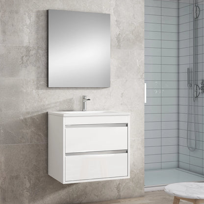 Meuble de salle de bain flottant 1 vasque Slider