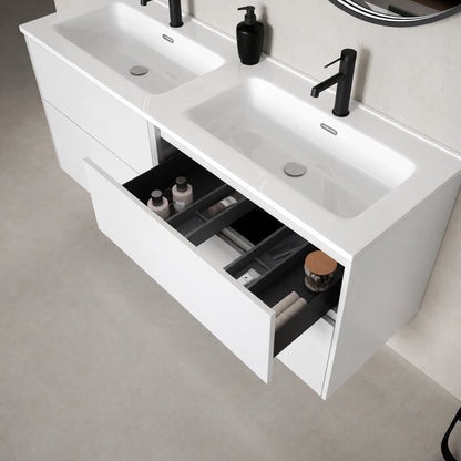 Meuble avec lave-mains de salle de bain Albor