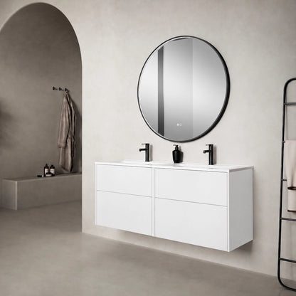 Meuble avec lave-mains de salle de bain Albor